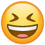Emoji ataque de risa XD U+1F606