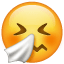 Emoji cara que estornuda U+1F927 Emoji cara que estornuda U+1F927