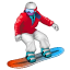 Persona practicando snowboard U+1F3C2 Persona practicando snowboard U+1F3C2