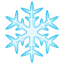 Snowflake WhatsApp U + 2744