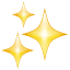 Símbolo de tres estrellas U+2728 Símbolo de tres estrellas U+2728