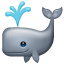 Emoji Ballena que expulsa agua U+1F433 Emoji Ballena que expulsa agua U+1F433