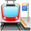 Emoji parada U+1F689 Emoji parada U+1F689