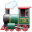 Locomotora de vapor U+1F682 Locomotora de vapor U+1F682