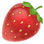 Emoji de una fresa U+1F353 Emoji de una fresa U+1F353