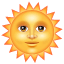 Sol con cara WhatsApp U+1F31E Sol con cara WhatsApp U+1F31E