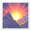 Emoji amanecer tras las montañas U+1F304 Emoji amanecer tras las montañas U+1F304