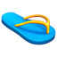 Smiley de flip-flop U+1FA74 Smiley de flip-flop U+1FA74