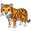 Tiger Whatsapp U + 1F405