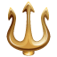 Emoji de un tridente U+1F531 Emoji de un tridente U+1F531
