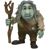 Emoji de trol U+1F9CC Emoji de trol U+1F9CC