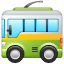 Emoji of a trolley bus U + 1F68E