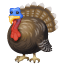 Turkey emoji U + 1F983