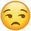Emoticono insatisfecho U+1F612 Emoticono insatisfecho U+1F612