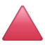 Emoji de triángulo rojo U+1F53A Emoji de triángulo rojo U+1F53A