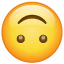 Emoticono con la cabeza del revés U+1F643 Emoticono con la cabeza del revés U+1F643