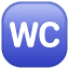 Símbolo WC U+1F6BE Símbolo WC U+1F6BE