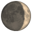 Luna en cuarto creciente U+1F312 Luna en cuarto creciente U+1F312
