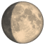 Emoji luna creciente U+1F314 Emoji luna creciente U+1F314