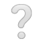 Signo de interrogación blanco U+2754 Signo de interrogación blanco U+2754