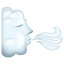 Emoji de una mujer que sopla una nuble U+1F32C Emoji de una mujer que sopla una nuble U+1F32C