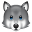 Emoji of a wolf U + 1F43A