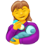 Emoji de pasar la botella U+1F469 U+1F37C Emoji de pasar la botella U+1F469 U+1F37C