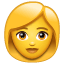 Emoji mujer WhatsApp U+1F469